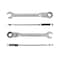 Tekton 20 mm Flex Head 12-Point Ratcheting Combination Wrench WRC26420 - alternate 3